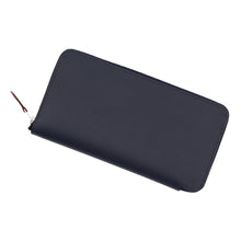 Load image into Gallery viewer, HERMES Azap Long silk in Blue Indigo Epsom