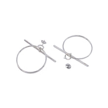 Load image into Gallery viewer, HERMES Loop Earrings Size MM SV925