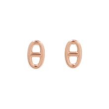 Load image into Gallery viewer, HERMES Chaine d'Ancre Farandole Earrings Size TPM 18K Pink Gold