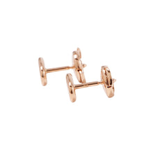 Load image into Gallery viewer, HERMES Chaine d'Ancre Farandole Earrings Size TPM 18K Pink Gold