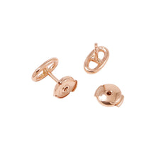 Load image into Gallery viewer, HERMES Chaine d'Ancre Farandole Earrings Size TPM 18K Pink Gold