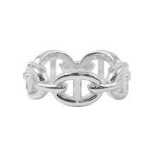 Load image into Gallery viewer, HERMES Chaine d'Ancre Anchene Ring Size 49 SV925