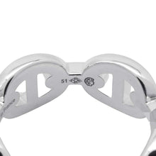 将图像加载到图库查看器中,HERMES Chaine d'Ancre Anchene Ring Size PM/51/#11 SV925