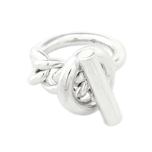 Load image into Gallery viewer, HERMES Croisette Ring Size 52/#12 SV925