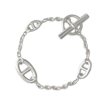 Load image into Gallery viewer, HERMES Chaine d'Ancre Farandole Bracelet Size LG SV925