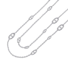 Load image into Gallery viewer, HERMES Chaine d'Ancre Farandole Necklace Size 120 SV925