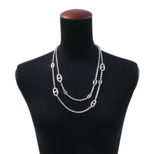 Load image into Gallery viewer, HERMES Chaine d'Ancre Farandole Necklace Size 120 SV925