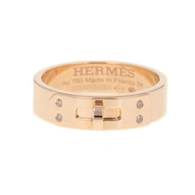将图像加载到图库查看器中,HERMES Kelly Ring Size PM/54/#14 18K Pink Gold
