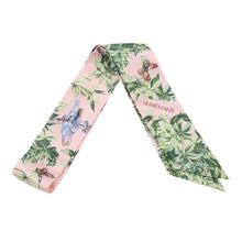 Load image into Gallery viewer, HERMES Twilly EQUATEUR Directly below the equator Rosenacle / Green / Gray Silk100%