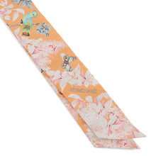 将图像加载到图库查看器中,HERMES Twilly EQUATEUR Directly below the equator Apricot/Crème/Propcolor Silk100%