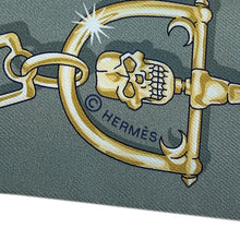 Load image into Gallery viewer, HERMES Twilly C'est La Fete Jaune Vif/Vert/Gray Silk