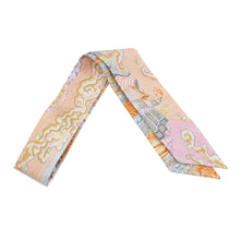 将图像加载到图库查看器中,HERMES Twilly City of Light Orange/Petrol/Verose Silk