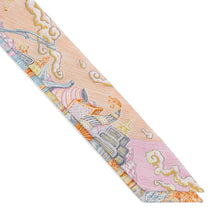 将图像加载到图库查看器中,HERMES Twilly City of Light Orange/Petrol/Verose Silk