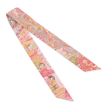 Load image into Gallery viewer, HERMES City of Light Twilly Pink/Jaune d'or/RoseH64103S Silk100%