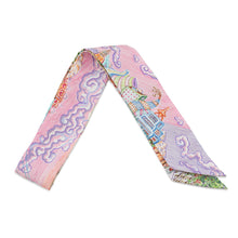 Load image into Gallery viewer, HERMES Twilly City of Light Spring/Summer 2026 Pink/Violet/Multicolor Silk100%