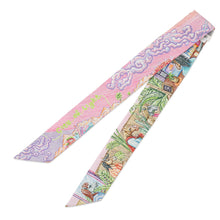 Load image into Gallery viewer, HERMES Twilly City of Light Spring/Summer 2026 Pink/Violet/Multicolor Silk100%
