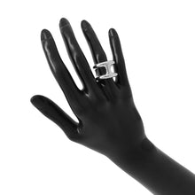 将图像加载到图库查看器中,HERMES Osmoz Ring Size GM/54 SV925
