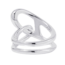 将图像加载到图库查看器中,HERMES Chaine d'Ancre Punk Ring Size 58 SV925