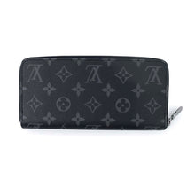将图像加载到图库查看器中,LOUIS VUITTON Zippy Wallet - Horizontal NoirM11611 Monogram Eclipse