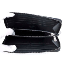 将图像加载到图库查看器中,LOUIS VUITTON Zippy Wallet - Horizontal NoirM11611 Monogram Eclipse