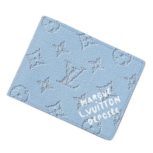 Load image into Gallery viewer, LOUIS VUITTON Portefeuille Multiple BlueM14691 Monogram・Heritage