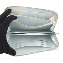 将图像加载到图库查看器中,LOUIS VUITTON Zippy wallet Blue CourrierM27686 Monogram Origin