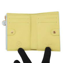 Load image into Gallery viewer, LOUIS VUITTON Portefeuille Lisa Light BlueM28049 Monogram Empreinte Leather