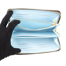 将图像加载到图库查看器中,LOUIS VUITTON Zippy Wallet Japan Limited Edition Sky BlueM28278 Monogram