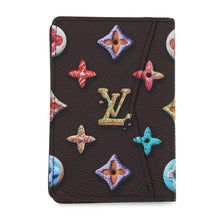 将图像加载到图库查看器中,LOUIS VUITTON Card Case Organizer - De Poche ChocolateM28282 Monogram Donut Canvas