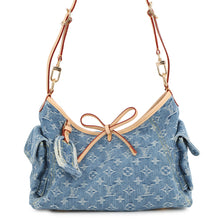 将图像加载到图库查看器中,LOUIS VUITTON Carryall Cargo Blue DenimM28287 Monogram Denim Size PM