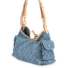 将图像加载到图库查看器中,LOUIS VUITTON Carryall Cargo Blue DenimM28287 Monogram Denim Size PM