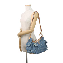 将图像加载到图库查看器中,LOUIS VUITTON Carryall Cargo Blue DenimM28287 Monogram Denim Size PM