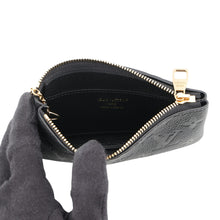 Load image into Gallery viewer, LOUIS VUITTON Card & Key Case Key Case Pochette Cles S NoirM28429 Monogram Empreinte Leather