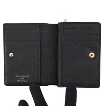 Load image into Gallery viewer, LOUIS VUITTON Portefeuille・Claire Monogram Empreinte Leather NoirM29202 Leather