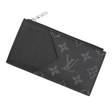 Load image into Gallery viewer, LOUIS VUITTON Coin card holder BlackM29656 Leather/Monogram Eclipse