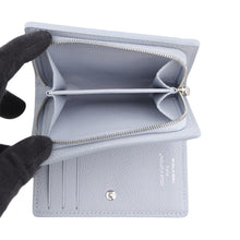 将图像加载到图库查看器中,LOUIS VUITTON Portefeuille Clare frozen blue CowhideLeather