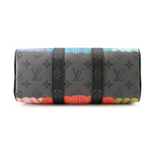 将图像加载到图库查看器中,LOUIS VUITTON LVxYK KeepallBandouliere GrayM46437 MonogramEclipse Size 25