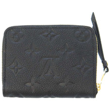 将图像加载到图库查看器中,LOUIS VUITTON Zippy Coin Purse NoirM60574 Monogram Empreinte Leather