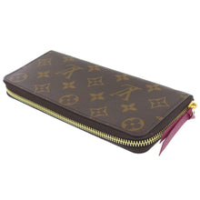 将图像加载到图库查看器中,LOUIS VUITTON Portefeuille Clemence FuchsiaM60742 Monogram