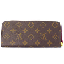 将图像加载到图库查看器中,LOUIS VUITTON Portefeuille Clemence FuchsiaM60742 Monogram