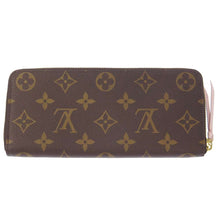 将图像加载到图库查看器中,LOUIS VUITTON Portefeuille Clemence Rose BallerineM61298 Monogram