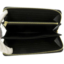 将图像加载到图库查看器中,LOUIS VUITTON Zippy Wallet NoirM61864 Monogram Empreinte Leather