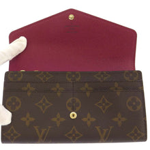 Load image into Gallery viewer, LOUIS VUITTON Portefeuille Sarah FuchsiaM62234 Monogram