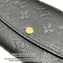 将图像加载到图库查看器中,LOUIS VUITTON Portefeuille Emilie BeigeM62369 Monogram Empreinte Leather