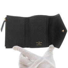 Load image into Gallery viewer, LOUIS VUITTON Portefeuille Victorine NoirM64060 Monogram Empreinte Leather