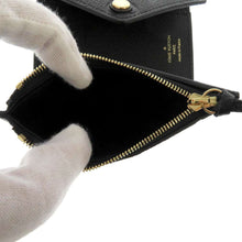 Load image into Gallery viewer, LOUIS VUITTON Portefeuille Victorine NoirM64060 Monogram Empreinte Leather