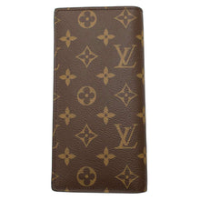 将图像加载到图库查看器中,LOUIS VUITTON Portefeuille Brazza BrownM66540 Monogram