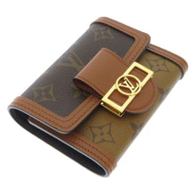 Load image into Gallery viewer, LOUIS VUITTON Portefeuille / Dauphine Compact BrownM68725 Monogram/Monogram Reverse Canvas