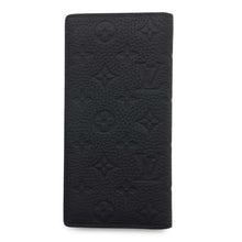 将图像加载到图库查看器中,LOUIS VUITTON Portefeuille Brazza NoirM69038 Monogram・Taurillon