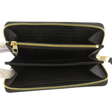 将图像加载到图库查看器中,LOUIS VUITTON Zippy wallet Noir/BeigeM80481 Bicolor Monogram Empreinte Leather